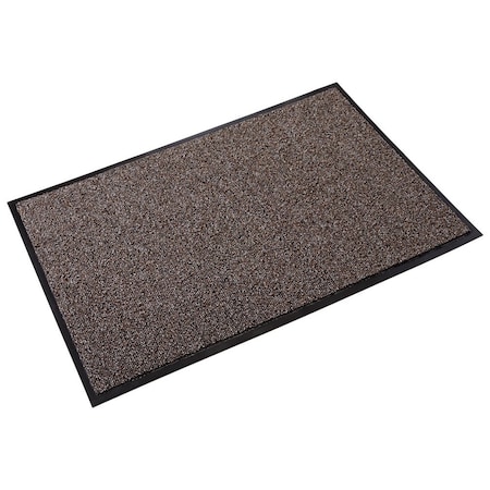 Crown Matting Technologies Scraper/Wiper Mat, Polypropylene, 5/16" Thick, Brown, 3' W x 6' L CS 0036BR